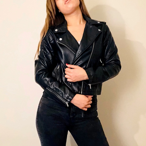 Abercrombie & Fitch Jackets & Blazers - Abercrombie & Fitch Leather Jacket, L